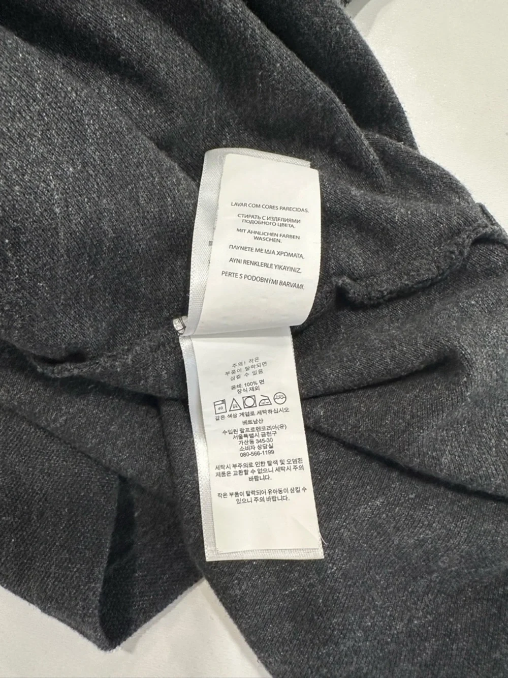 POLO Ralph Lauren Classic Fit 100% Cotton Dark Gray Mens Polo Large Soft Preppy